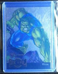 Hulk Gold 5 Prices Marvel 1995 Metal Blaster Marvel Cards