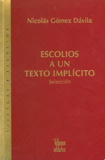 Aforismos y escolios, de Nicolás Gómez Dávila - La Caja TontaLa Caja Tonta