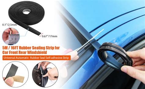 EEEKit 5M 16FT Auto Seal Weather Stripping Striscia Di Tenuta In Gomma