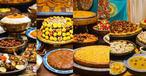 Lexica - A large table with national Kazakh food beshparmak and sweets ...