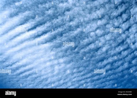 Altocumulus stratiformis - clouds, Namibia Stock Photo - Alamy