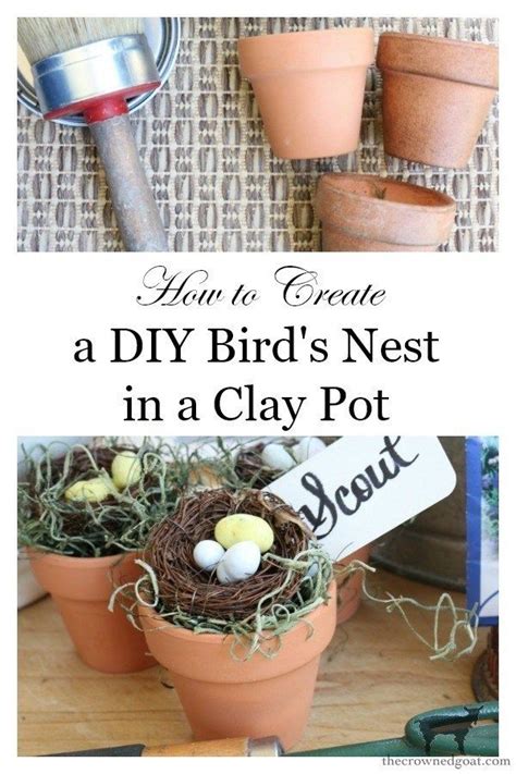 DIY Bird’s Nest | Spring decor diy, Diy birds, Spring diy projects