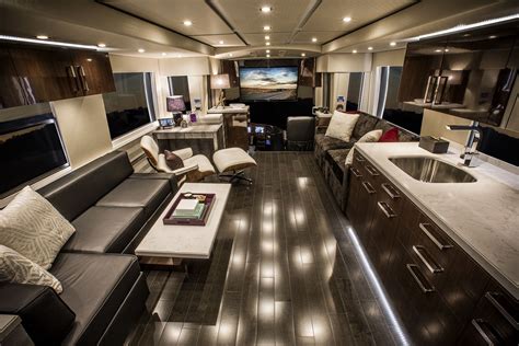 NASCAR Coach 1 ‹ Cabin Fever Communications | Rv interior, Luxury rv ...