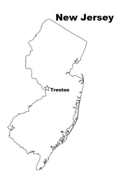 New Jersey Coloring Page Coloring Pages