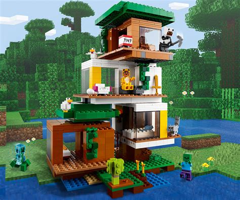 Игрален комплект конструктор ЛЕГО Minecraft™ 21174 - Модерната дървесна ...