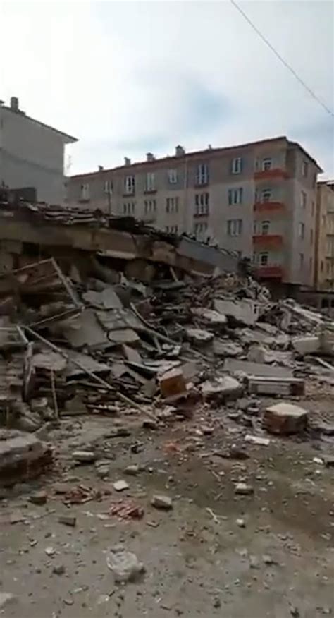 Turkey Hit By Another Powerful Earthquake Causing Further Destruction