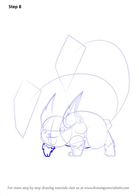 How To Draw Mega Raichu From Pokemon Pokemon Step By Step