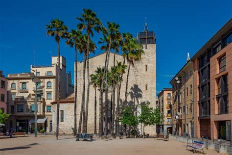 Parish Church Of Santa Susanna Del Mercadal In Girona Spain Stock