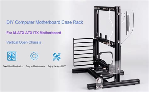 Amazon M Atx Atx Itx Motherboard Chassis Diy Set Bare Metal Frame