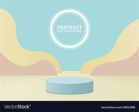 3d stage background Royalty Free Vector Image - VectorStock