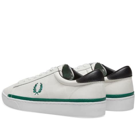 Fred Perry Spencer Leather Sneaker Porcelain End Nl