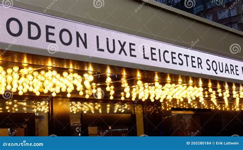 Odeon Luxe Leicester Square Movie Theatre - LONDON, UK - DECEMBER 20 ...