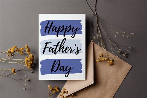 Printable Fathers Day Card Fathers Day Card Template Instant Download First Fathers Day Card PDF ...