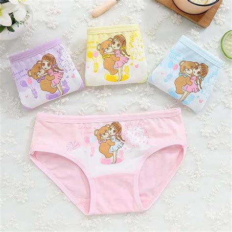 New Arrived Girl Panties Girl Underwear Cartoon Beautiful Panties Briefs Cotton Lingerie Soft