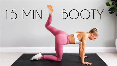 15 Min BOOTY BURN At Home No Equipment YouTube