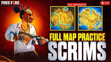 Full Map Practice Scrims Day Free Fire Telugu Live Telugu Live