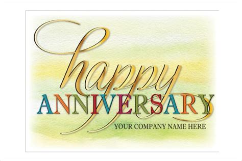 11+ Work Anniversary Cards - AI, PSD, Google docs, Apple pages | Free & Premium Templates