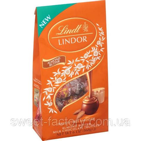 Конфеты Lindt Lindor Almond Butter 168g — Купить Недорого на Bigl.ua ...