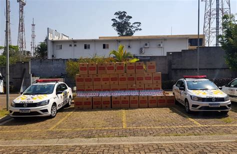 Polícia Apreende 30 Mil Maços De Cigarros Contrabandeados Em Itu