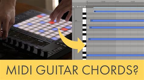 How To Make MIDI Guitar Chords In Ableton Live YouTube