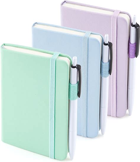 Feela Pocket Notebook Journals Mini Cute Small Hardcover College Ruled