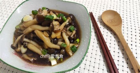 5分鐘上菜 醬燒鴻喜菇（滷肉湯汁再運用） 食譜與作法 By 王菁 Cookpad