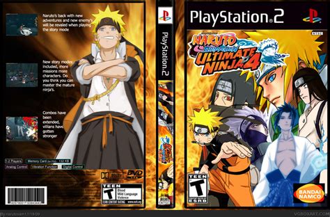 Viewing Full Size Naruto Shippuden Ultimate Ninja 4 Box Cover