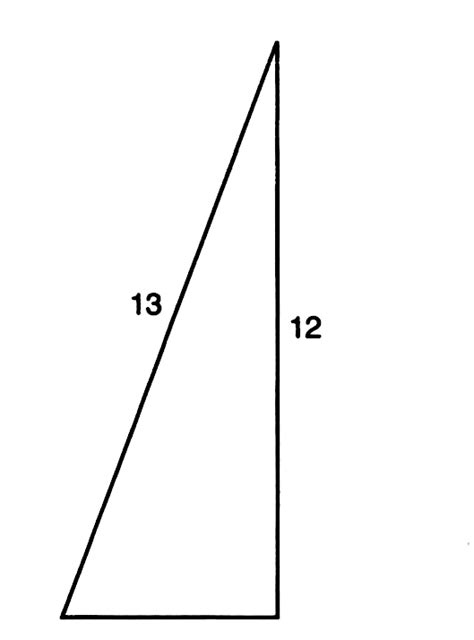 Find the length of the base of the right triangle - Gauthmath