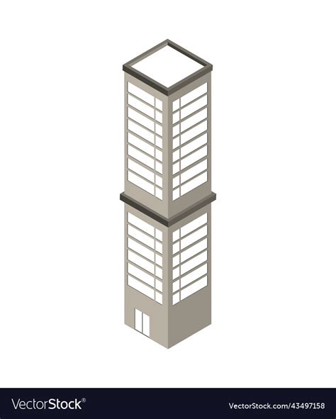 Skyscraper building city Royalty Free Vector Image