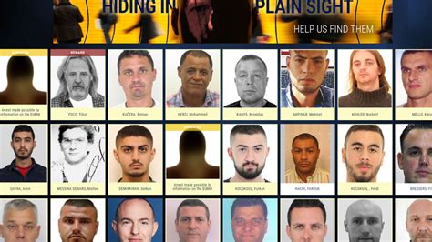 Europol Publishes List And Profiles Of 62 Most Wanted Criminals