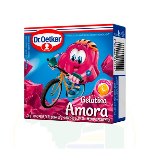 Gelatina em Pó Sabor Amora Dr OETKER 20g