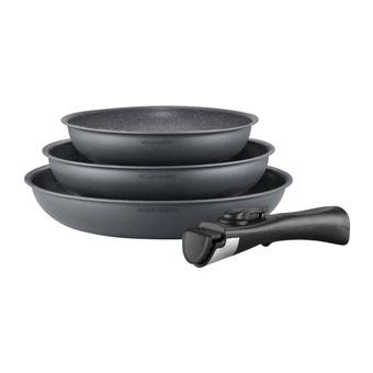 Batterie De Cuisine Arthur Martin Am Gm Set De Poeles Gris Mat