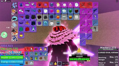 BloxFruit AccountRace V4 Cyborg Full Tier 10 Buddha AWAKENING 90 M Beli