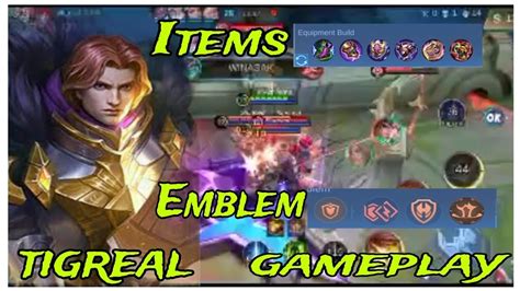 Tigreal Unbelievable Set Of MLBB Emblem And Items Tigreal Gameplay