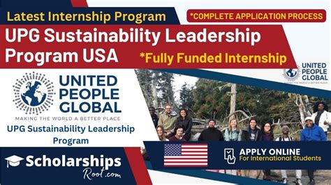 Upg Fully Funded Leadership Program Usa