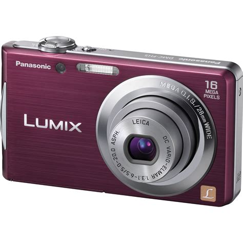 Panasonic Lumix DMC FH5 Digital Camera Violet DMC FH5V B H