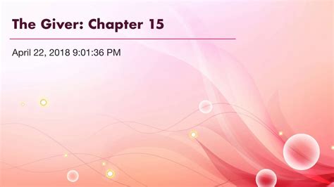 Giver Chapter 16 Summary