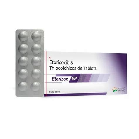 Etorizox MR Etoricoxib 60 Mg Thiocolchicoside 4 Mg Tablet At Rs 240