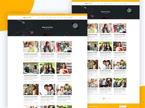 study education psd template bundle bundle creative fabrica