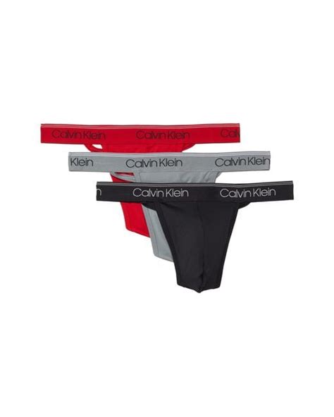 Calvin Klein Micro Stretch Thong Pack For Men Lyst