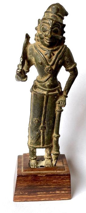 Statue - Bronze - Rare Virabhadra from Kerala - India - - Catawiki