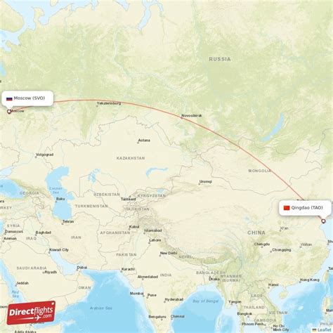 Direct Flights From Qingdao To Moscow Tao To Svo Non Stop