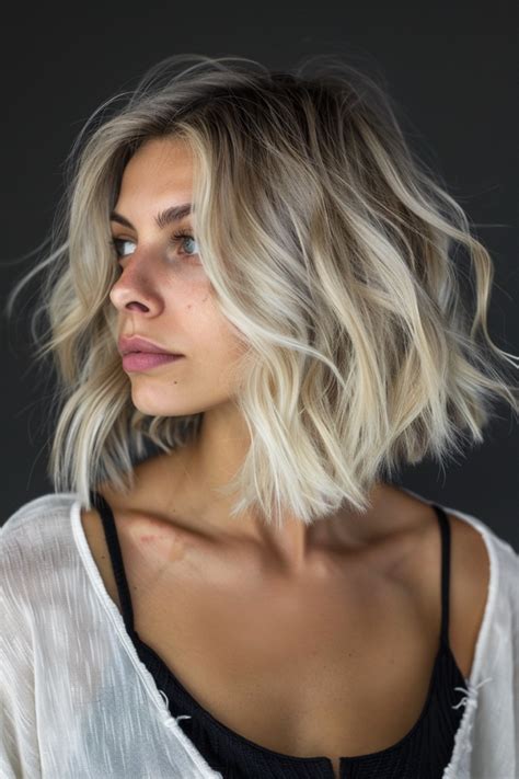 Sleek Frosty And Totally Trending Icy Blonde Balayage Ideas