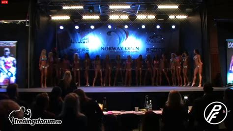 Norway Open Bikini Fitness Senior Cm Elimination Round Youtube