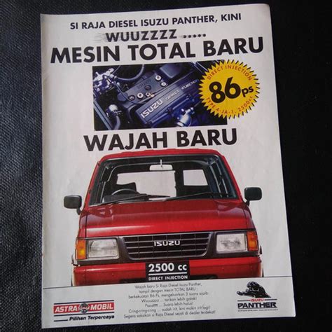 Jual Iklan Jadul Isuzu Panther Iklan Mobil Copotan Majalah Lawas Kab