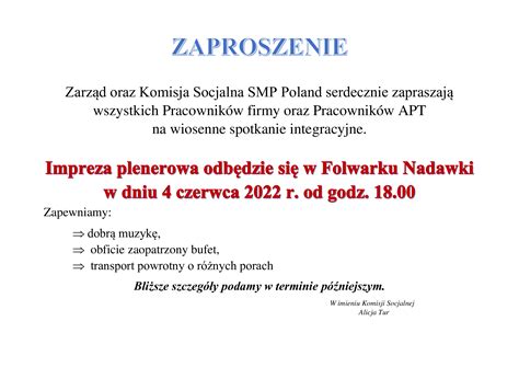 Impreza Integracyjna Smp Standard Motor Products Poland