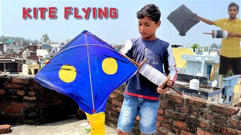 Kite Flying Kite Cutting Kite Festival Kites Vlogs Kite