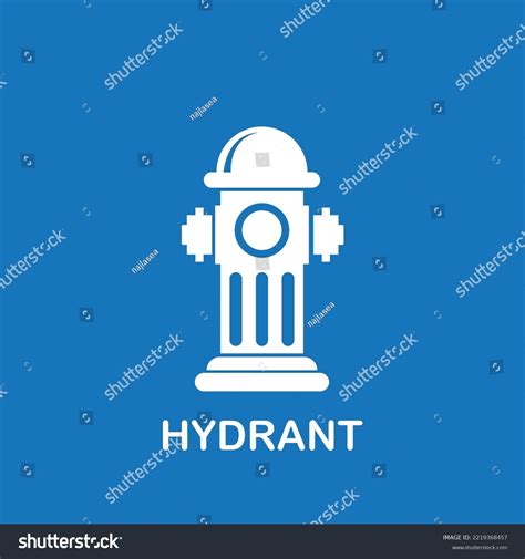 Fire Hydrant Icon Vector Illustration Logo Stock Vector Royalty Free