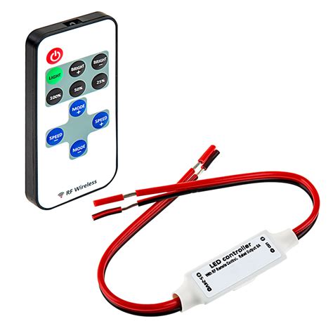 Single Color LED Controller With Dynamic Modes RF Remote Super