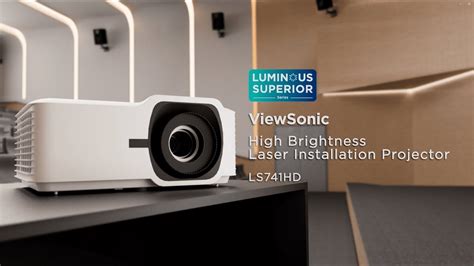 ViewSonic LS741HD High Brightness Laser Projector Luminous Superior